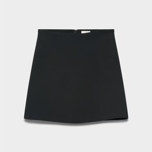Aritzia Wilfred Classic Mini Skirt Black size 8